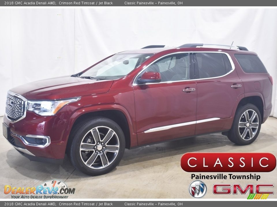 2018 GMC Acadia Denali AWD Crimson Red Tintcoat / Jet Black Photo #1