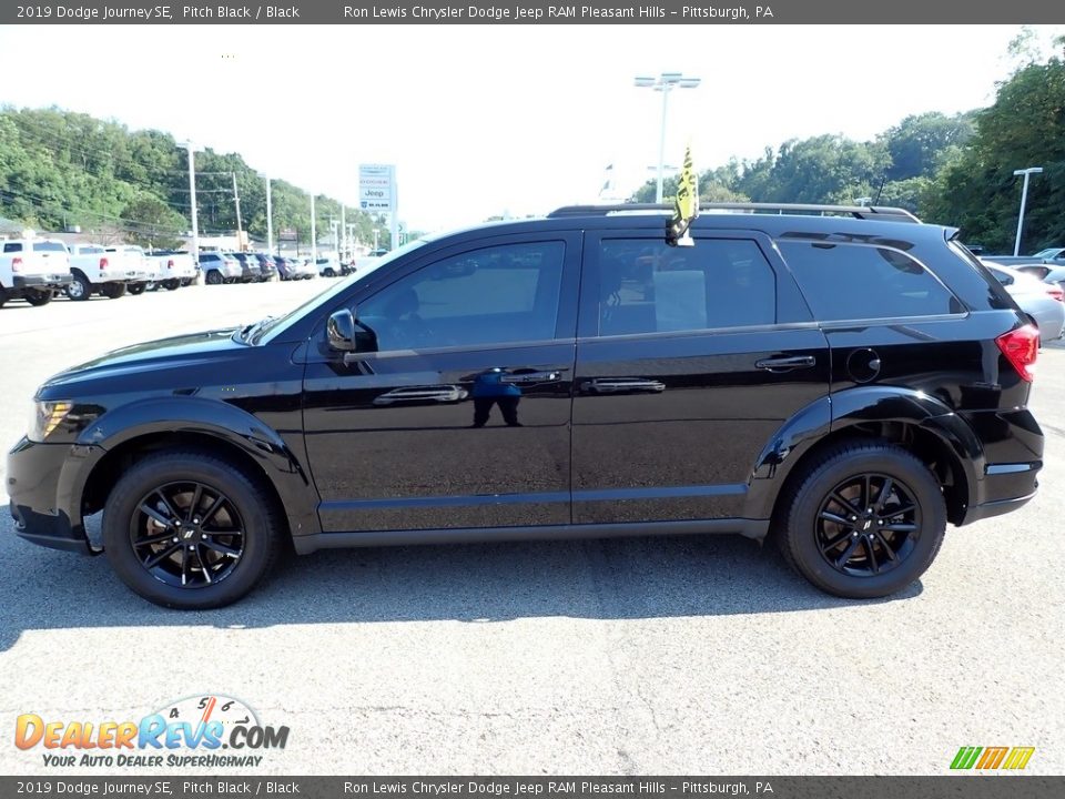 2019 Dodge Journey SE Pitch Black / Black Photo #2