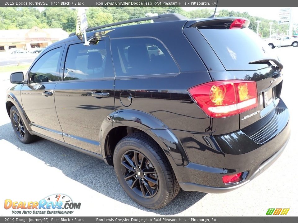 2019 Dodge Journey SE Pitch Black / Black Photo #3