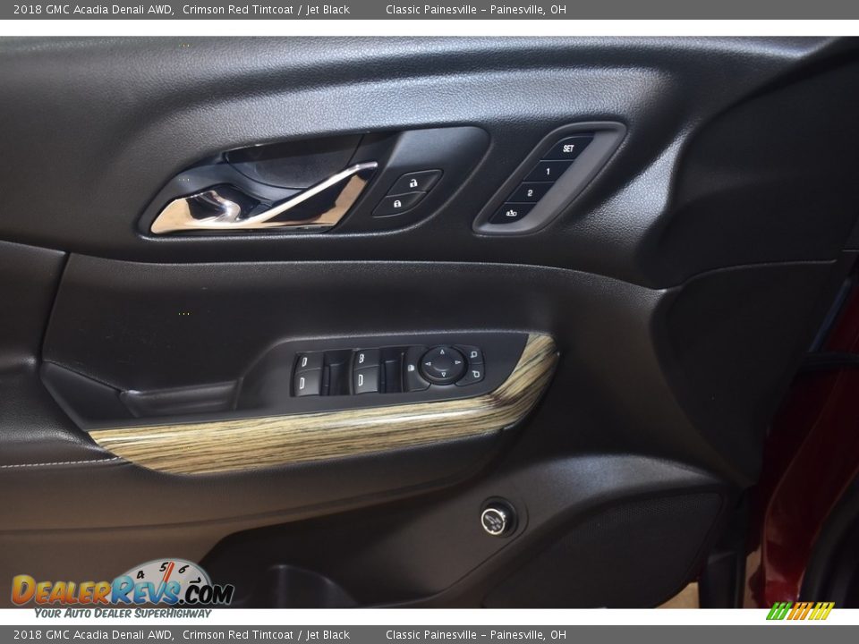 2018 GMC Acadia Denali AWD Crimson Red Tintcoat / Jet Black Photo #12