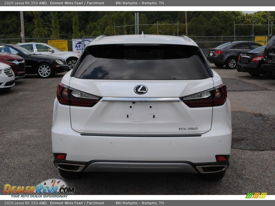 2020 Lexus RX 350 AWD Eminent White Pearl / Parchment Photo #4