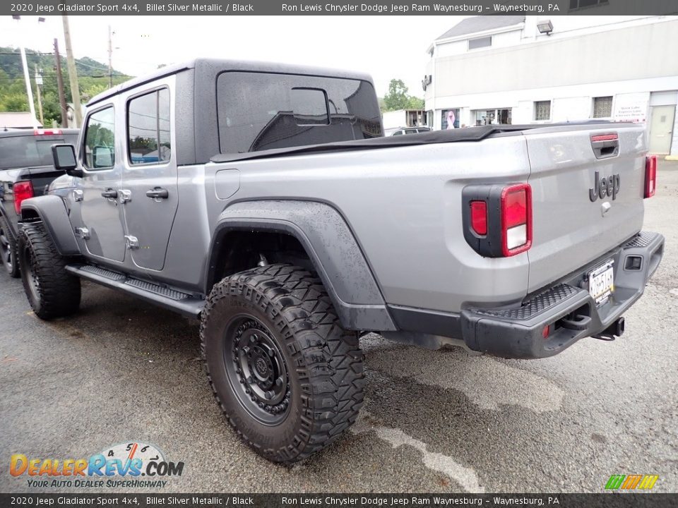 2020 Jeep Gladiator Sport 4x4 Billet Silver Metallic / Black Photo #2