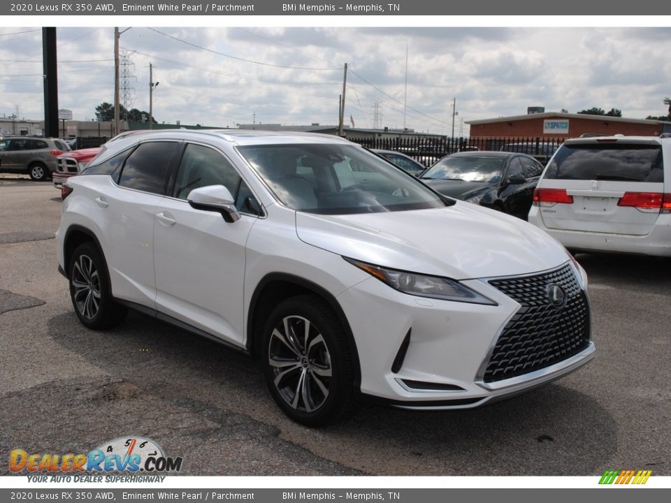 Front 3/4 View of 2020 Lexus RX 350 AWD Photo #7