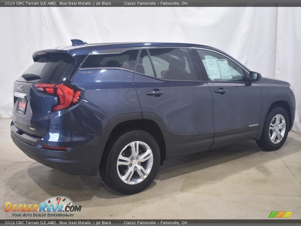 2019 GMC Terrain SLE AWD Blue Steel Metallic / Jet Black Photo #2