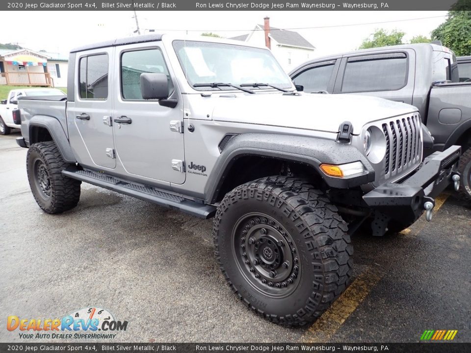 2020 Jeep Gladiator Sport 4x4 Billet Silver Metallic / Black Photo #4