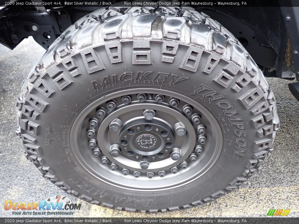 2020 Jeep Gladiator Sport 4x4 Billet Silver Metallic / Black Photo #5