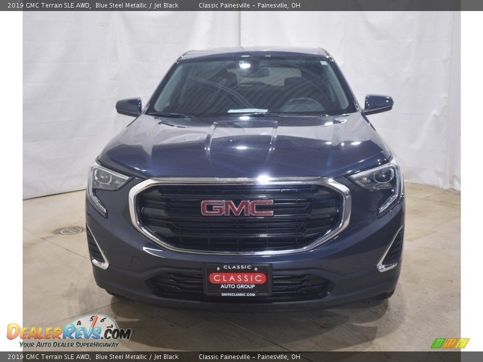 2019 GMC Terrain SLE AWD Blue Steel Metallic / Jet Black Photo #4