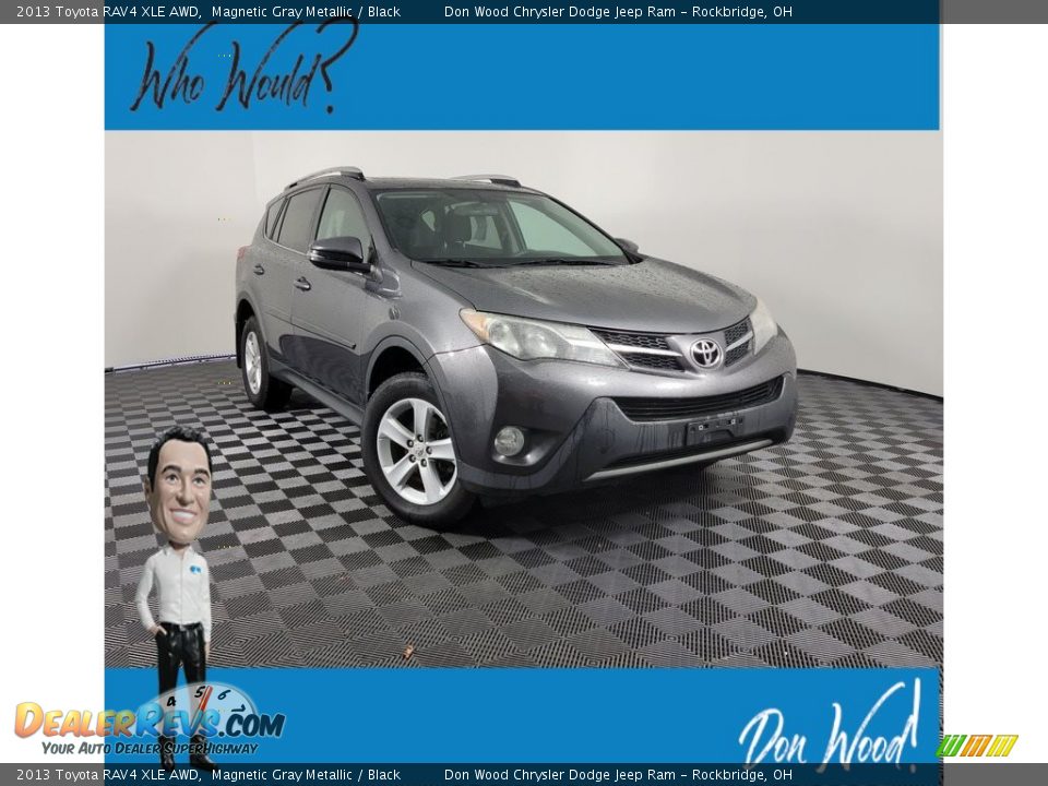2013 Toyota RAV4 XLE AWD Magnetic Gray Metallic / Black Photo #1