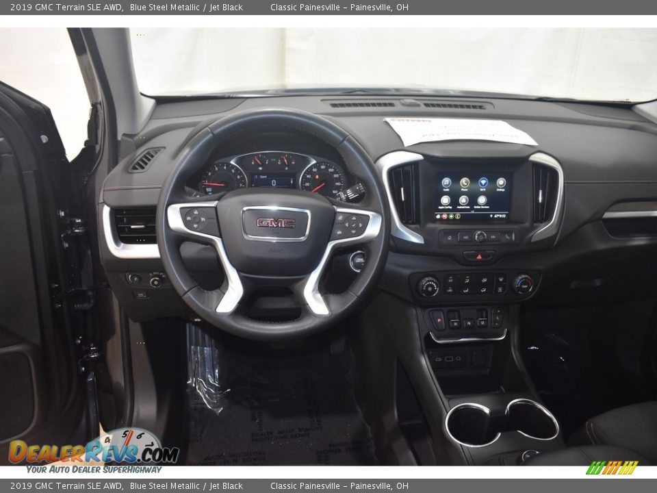 2019 GMC Terrain SLE AWD Blue Steel Metallic / Jet Black Photo #12