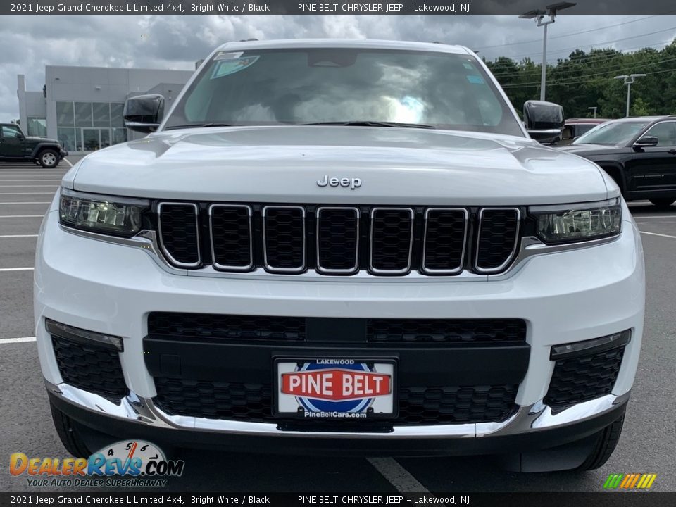 2021 Jeep Grand Cherokee L Limited 4x4 Bright White / Black Photo #3