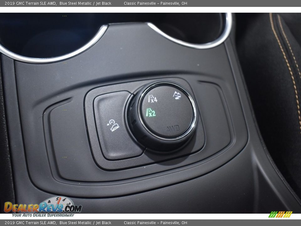 2019 GMC Terrain SLE AWD Blue Steel Metallic / Jet Black Photo #14