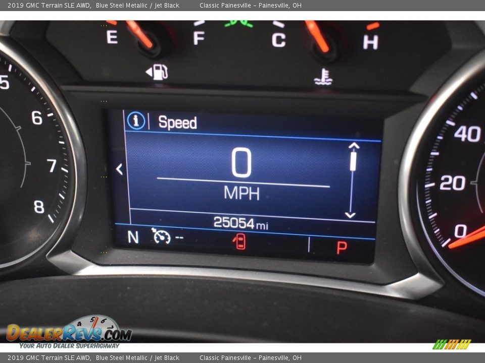 2019 GMC Terrain SLE AWD Blue Steel Metallic / Jet Black Photo #15