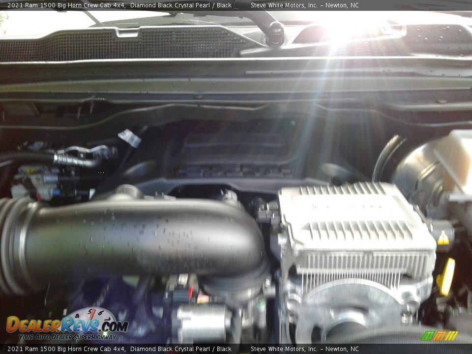 2021 Ram 1500 Big Horn Crew Cab 4x4 Diamond Black Crystal Pearl / Black Photo #11