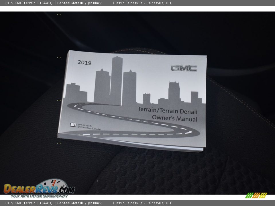2019 GMC Terrain SLE AWD Blue Steel Metallic / Jet Black Photo #16