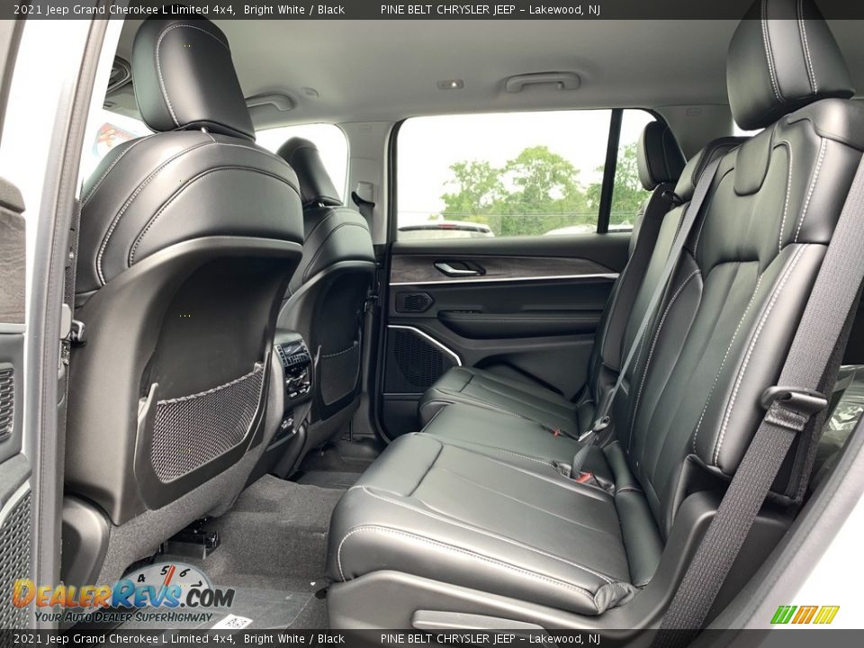 2021 Jeep Grand Cherokee L Limited 4x4 Bright White / Black Photo #9