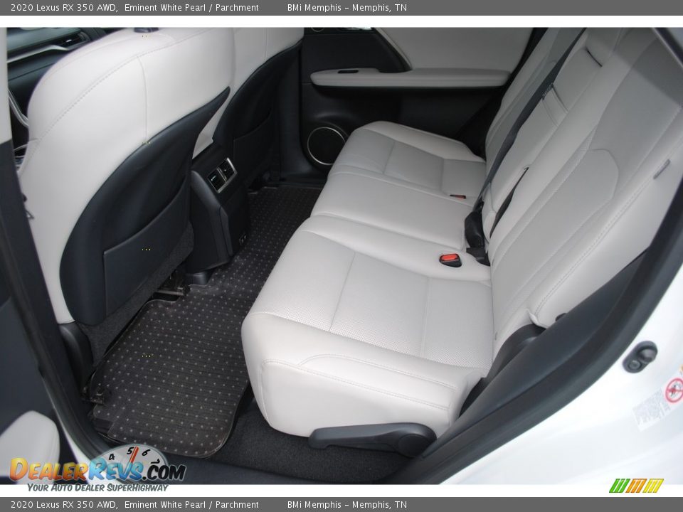 Rear Seat of 2020 Lexus RX 350 AWD Photo #25