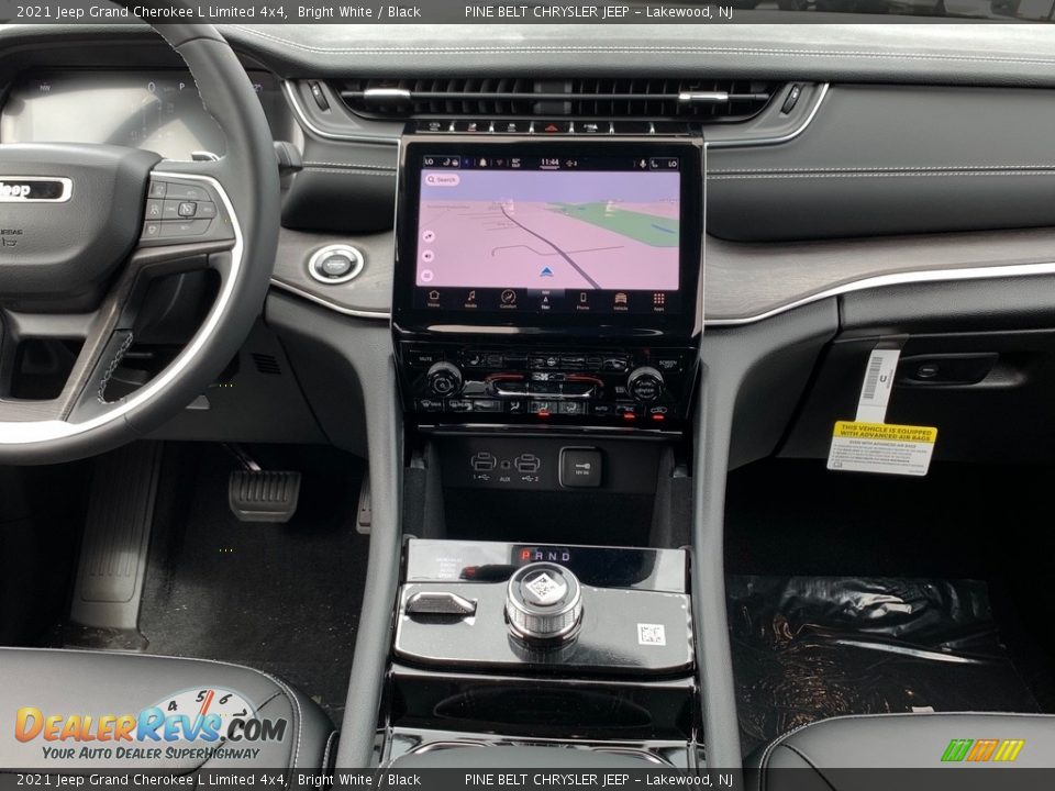2021 Jeep Grand Cherokee L Limited 4x4 Bright White / Black Photo #10