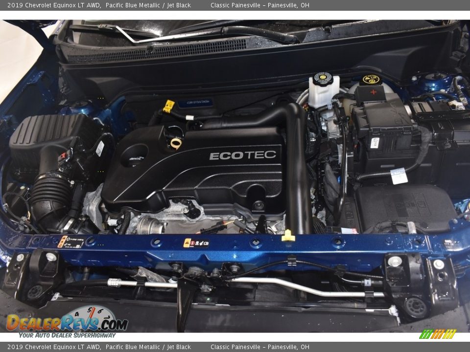 2019 Chevrolet Equinox LT AWD Pacific Blue Metallic / Jet Black Photo #6