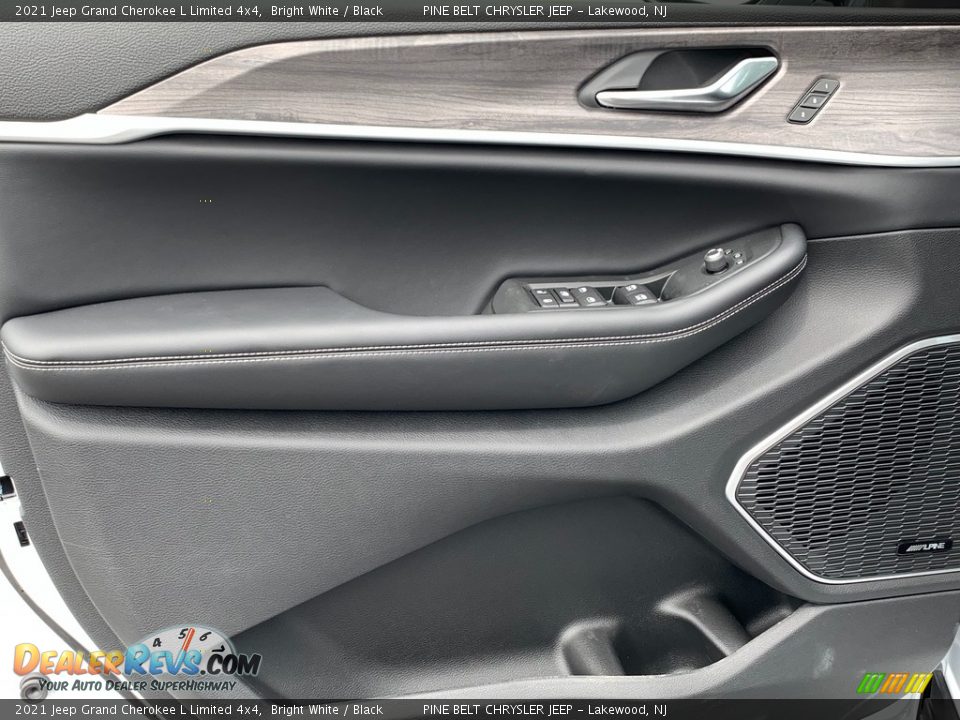2021 Jeep Grand Cherokee L Limited 4x4 Bright White / Black Photo #12