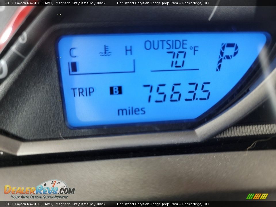 2013 Toyota RAV4 XLE AWD Magnetic Gray Metallic / Black Photo #27
