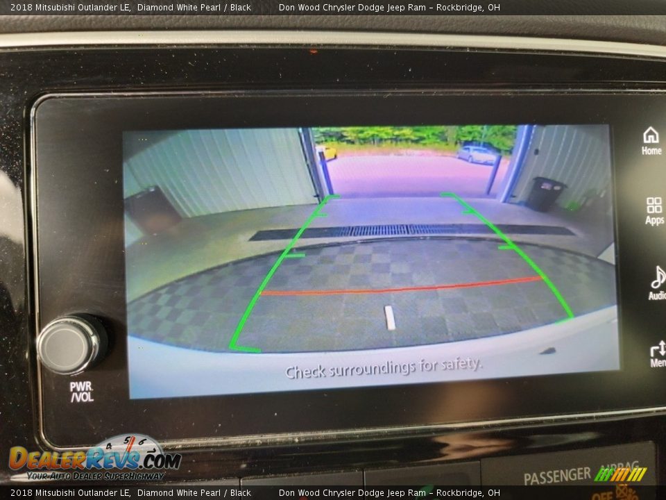 2018 Mitsubishi Outlander LE Diamond White Pearl / Black Photo #2