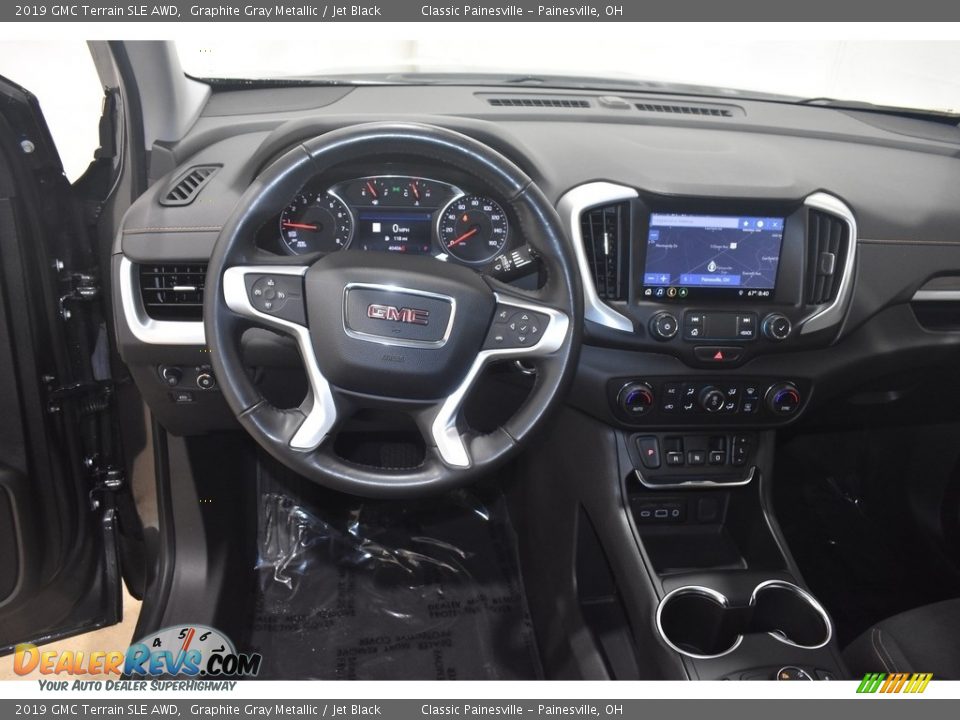 2019 GMC Terrain SLE AWD Graphite Gray Metallic / Jet Black Photo #12