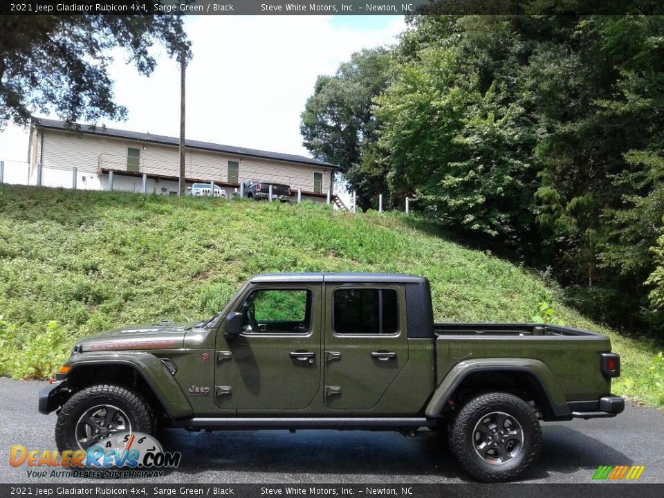 2021 Jeep Gladiator Rubicon 4x4 Sarge Green / Black Photo #1