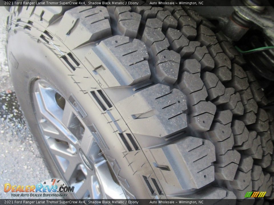 2021 Ford Ranger Lariat Tremor SuperCrew 4x4 Shadow Black Metallic / Ebony Photo #8