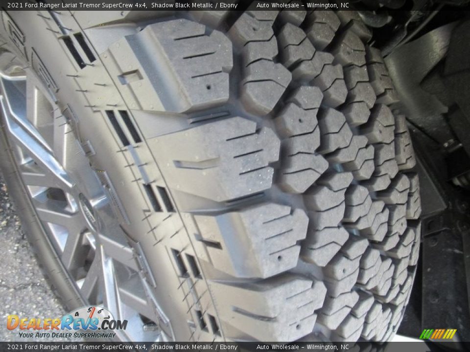 2021 Ford Ranger Lariat Tremor SuperCrew 4x4 Shadow Black Metallic / Ebony Photo #9