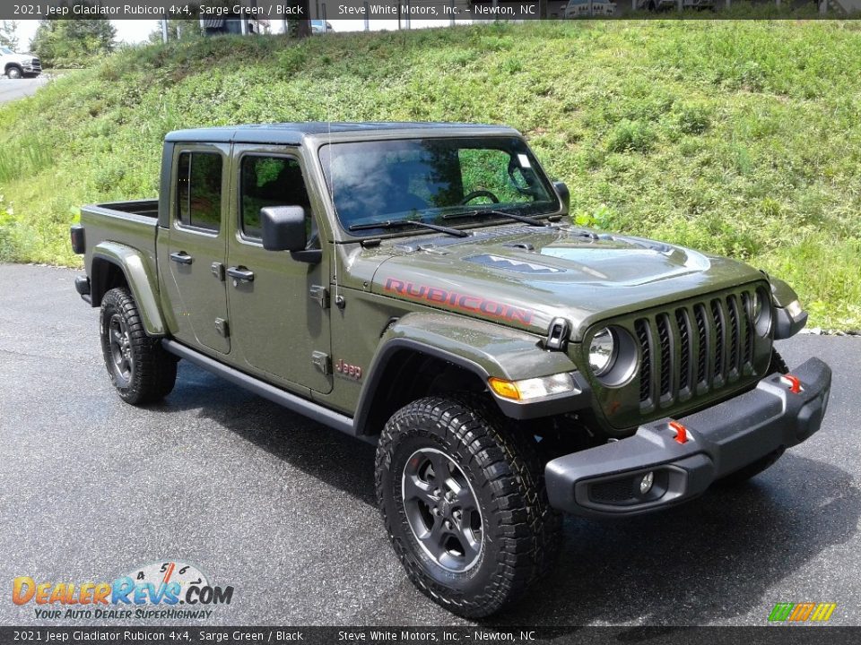 2021 Jeep Gladiator Rubicon 4x4 Sarge Green / Black Photo #4