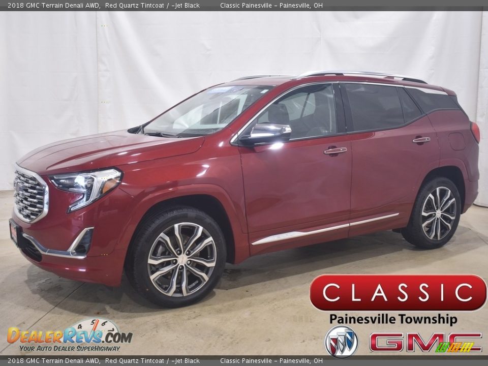 2018 GMC Terrain Denali AWD Red Quartz Tintcoat / ­Jet Black Photo #1