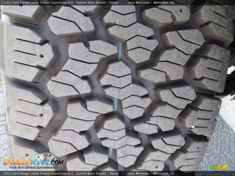 2021 Ford Ranger Lariat Tremor SuperCrew 4x4 Shadow Black Metallic / Ebony Photo #10