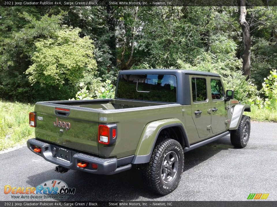 2021 Jeep Gladiator Rubicon 4x4 Sarge Green / Black Photo #6