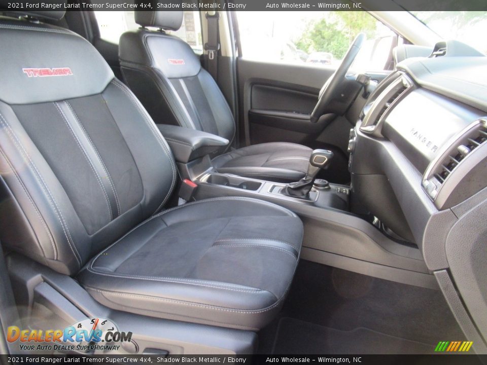 2021 Ford Ranger Lariat Tremor SuperCrew 4x4 Shadow Black Metallic / Ebony Photo #13