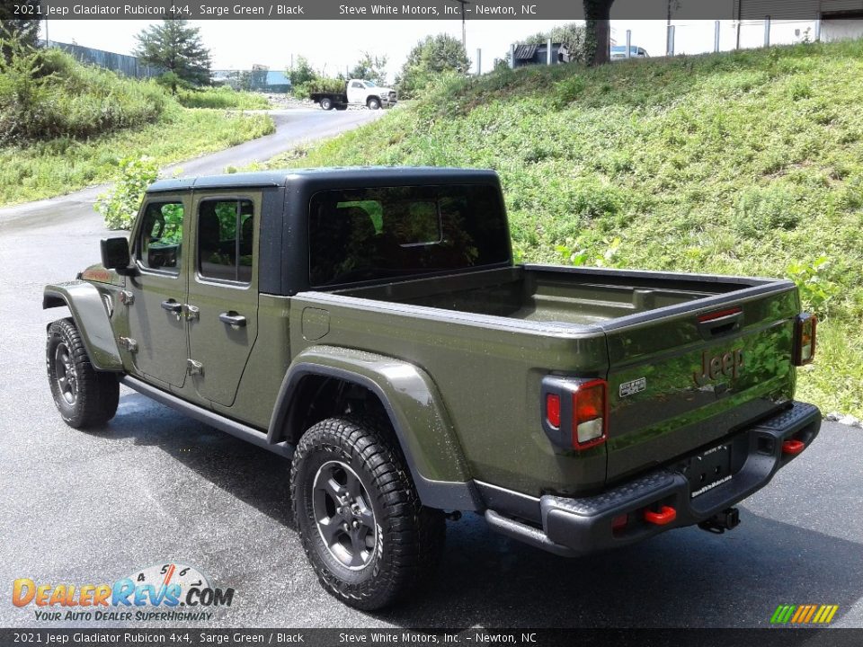 2021 Jeep Gladiator Rubicon 4x4 Sarge Green / Black Photo #9