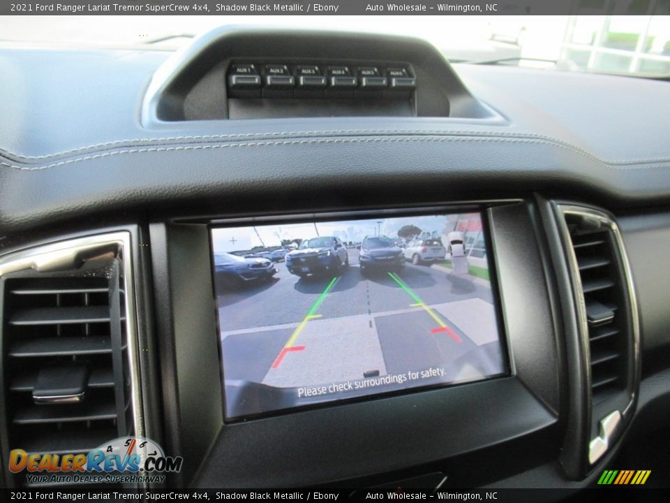 2021 Ford Ranger Lariat Tremor SuperCrew 4x4 Shadow Black Metallic / Ebony Photo #18