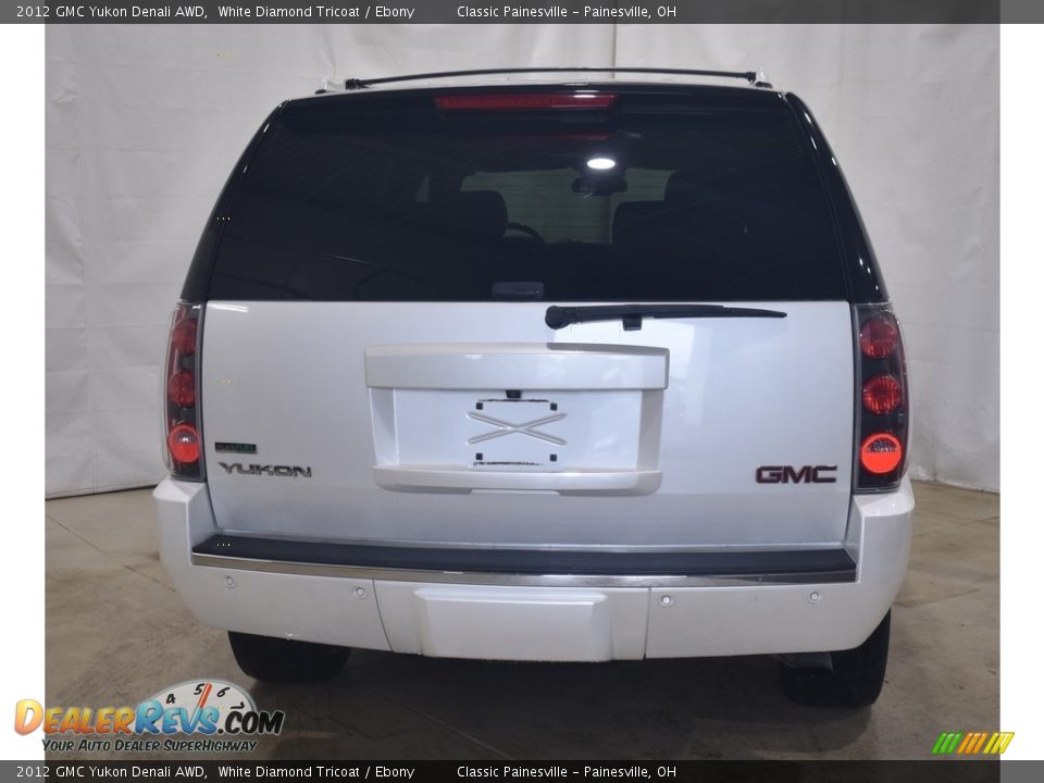 2012 GMC Yukon Denali AWD White Diamond Tricoat / Ebony Photo #3