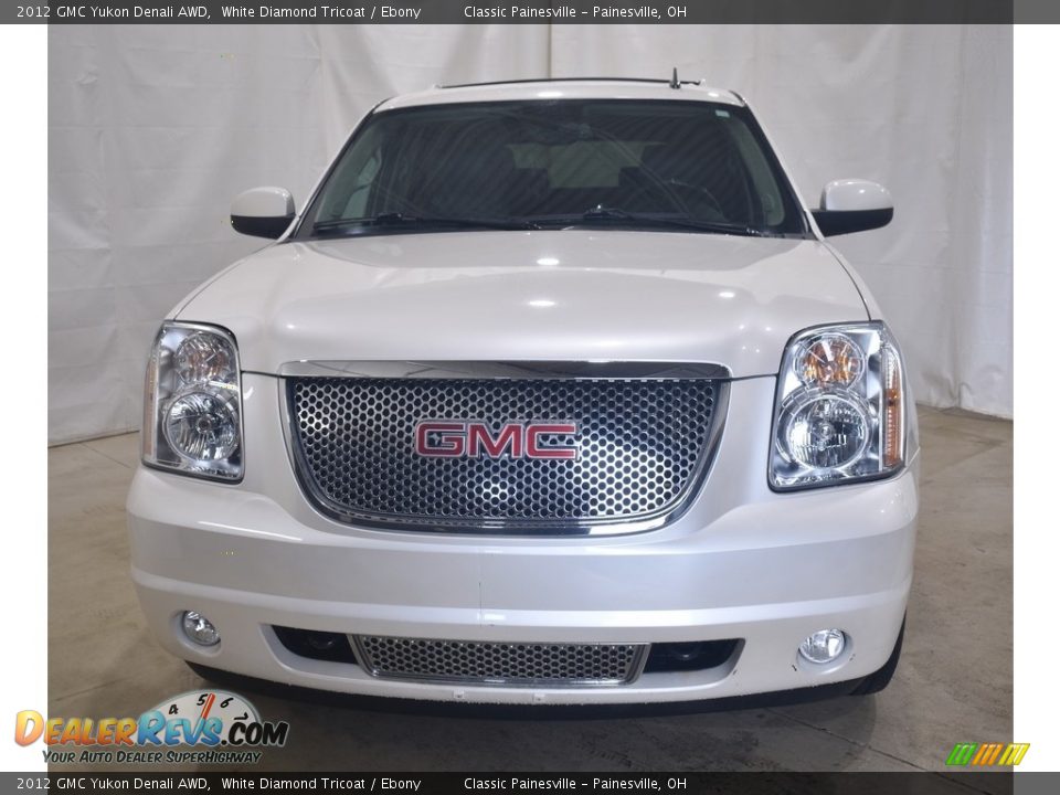 2012 GMC Yukon Denali AWD White Diamond Tricoat / Ebony Photo #4