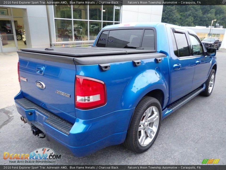 Blue Flame Metallic 2010 Ford Explorer Sport Trac Adrenalin AWD Photo #2