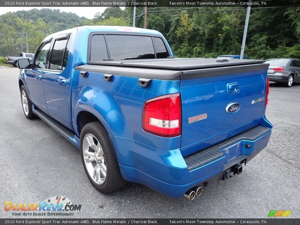 Blue Flame Metallic 2010 Ford Explorer Sport Trac Adrenalin AWD Photo #5