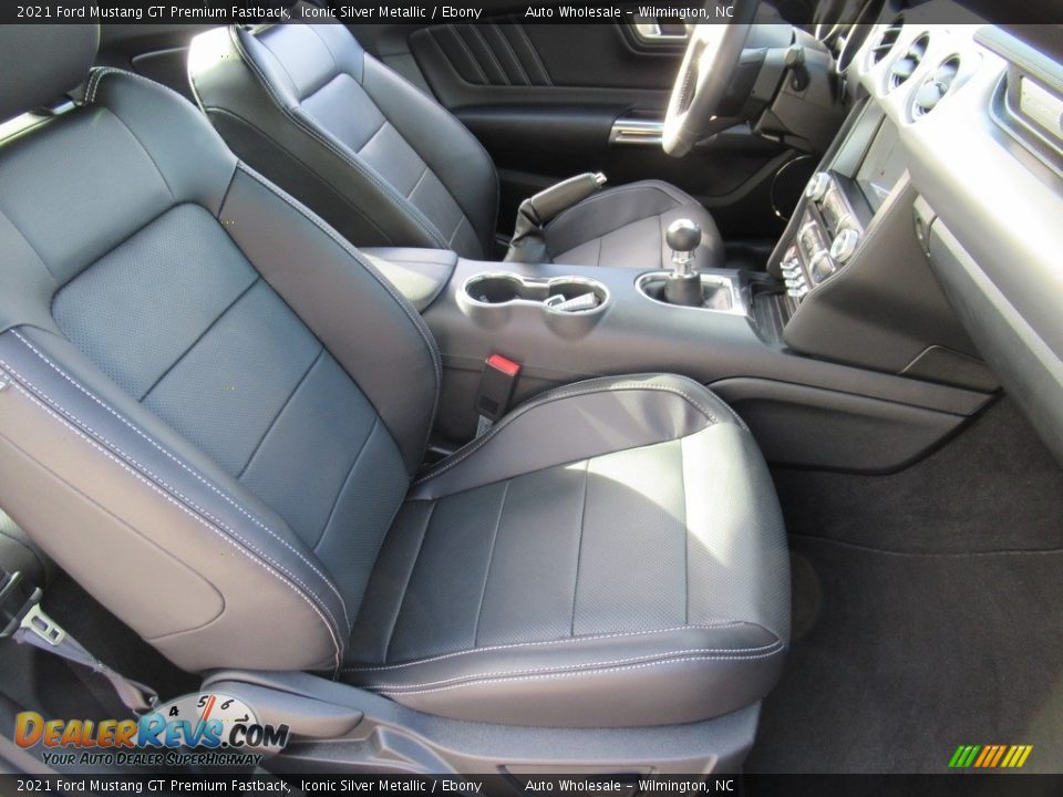 Front Seat of 2021 Ford Mustang GT Premium Fastback Photo #13