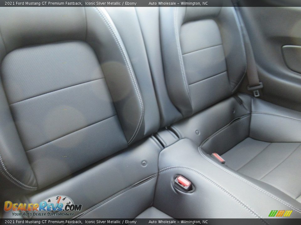 Rear Seat of 2021 Ford Mustang GT Premium Fastback Photo #14