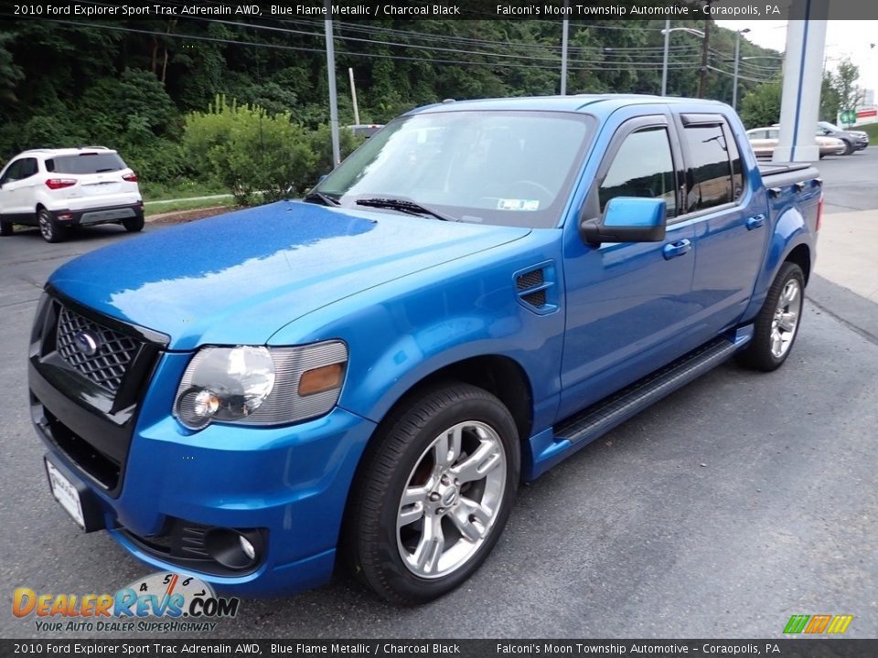 Front 3/4 View of 2010 Ford Explorer Sport Trac Adrenalin AWD Photo #7