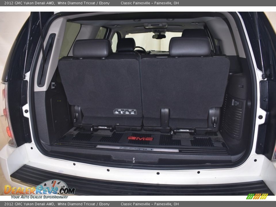 2012 GMC Yukon Denali AWD White Diamond Tricoat / Ebony Photo #11