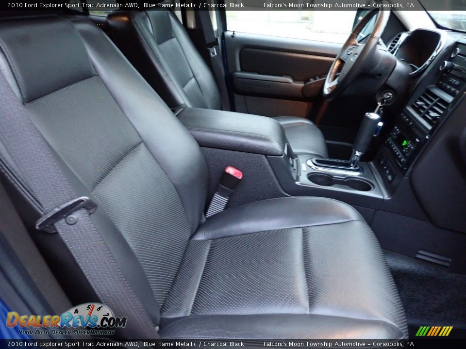 Front Seat of 2010 Ford Explorer Sport Trac Adrenalin AWD Photo #11