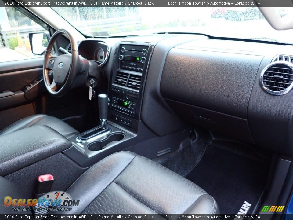 Charcoal Black Interior - 2010 Ford Explorer Sport Trac Adrenalin AWD Photo #12
