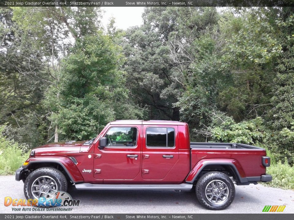 2021 Jeep Gladiator Overland 4x4 Snazzberry Pearl / Black Photo #1