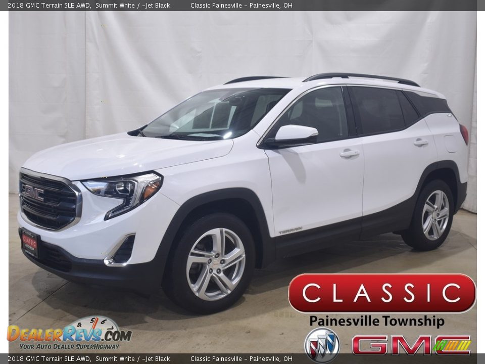 2018 GMC Terrain SLE AWD Summit White / ­Jet Black Photo #1