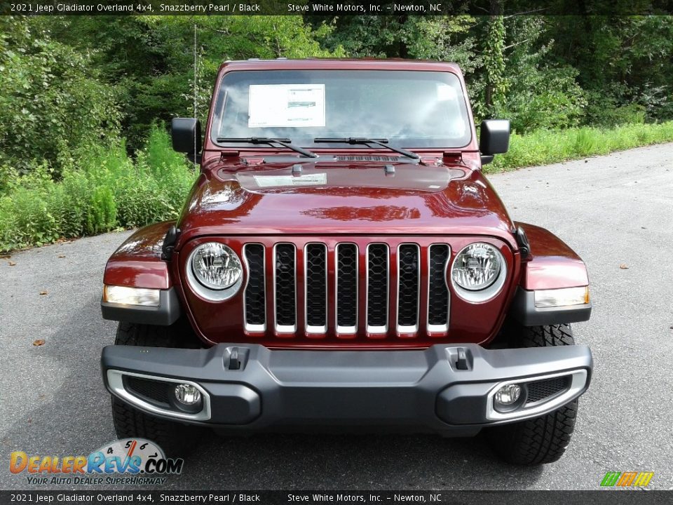 2021 Jeep Gladiator Overland 4x4 Snazzberry Pearl / Black Photo #3