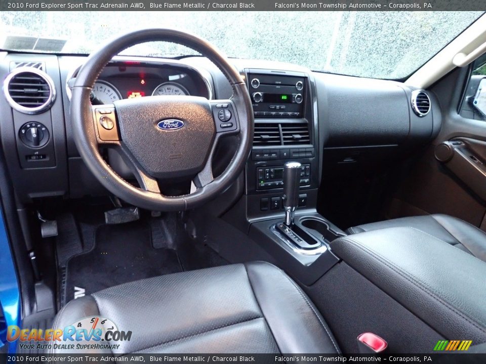 Charcoal Black Interior - 2010 Ford Explorer Sport Trac Adrenalin AWD Photo #19